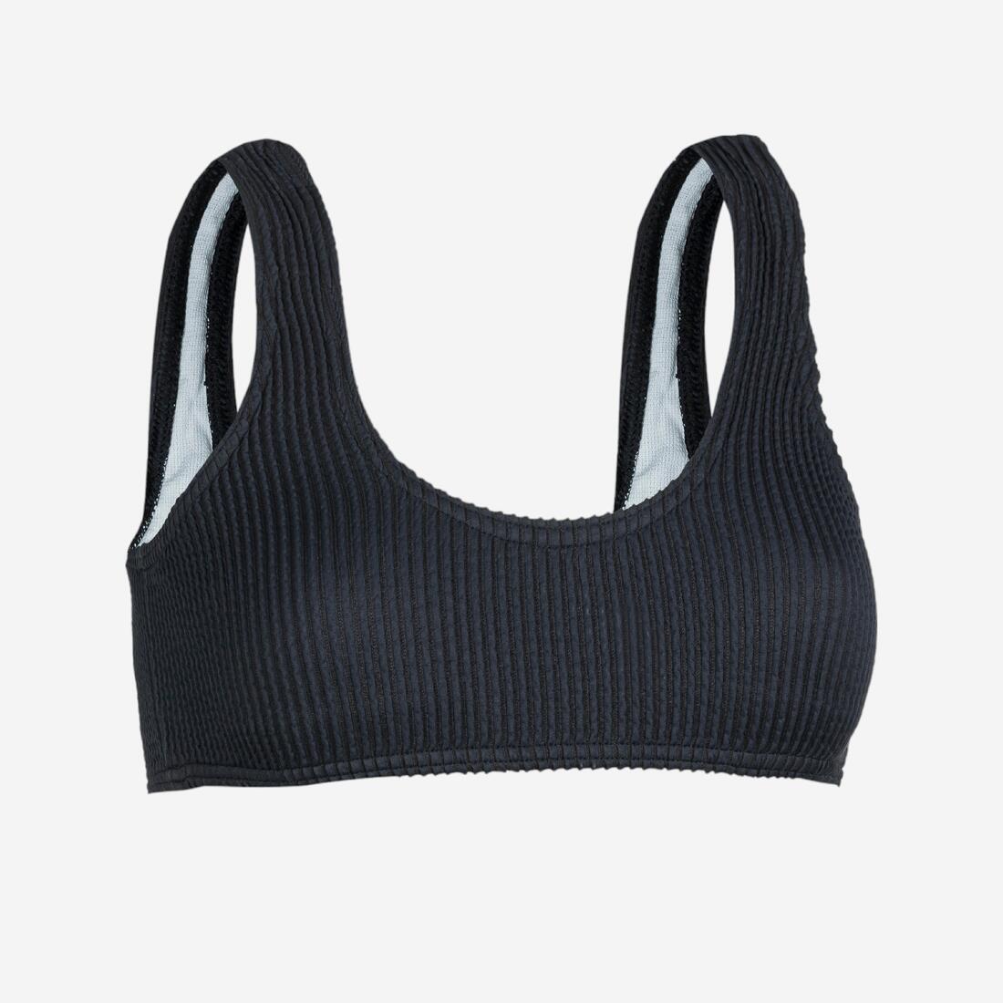 HAUT DE MAILLOT DE BAIN BRASSIERE TEXTURE LANA FILLE 500 LAVANDE – Default