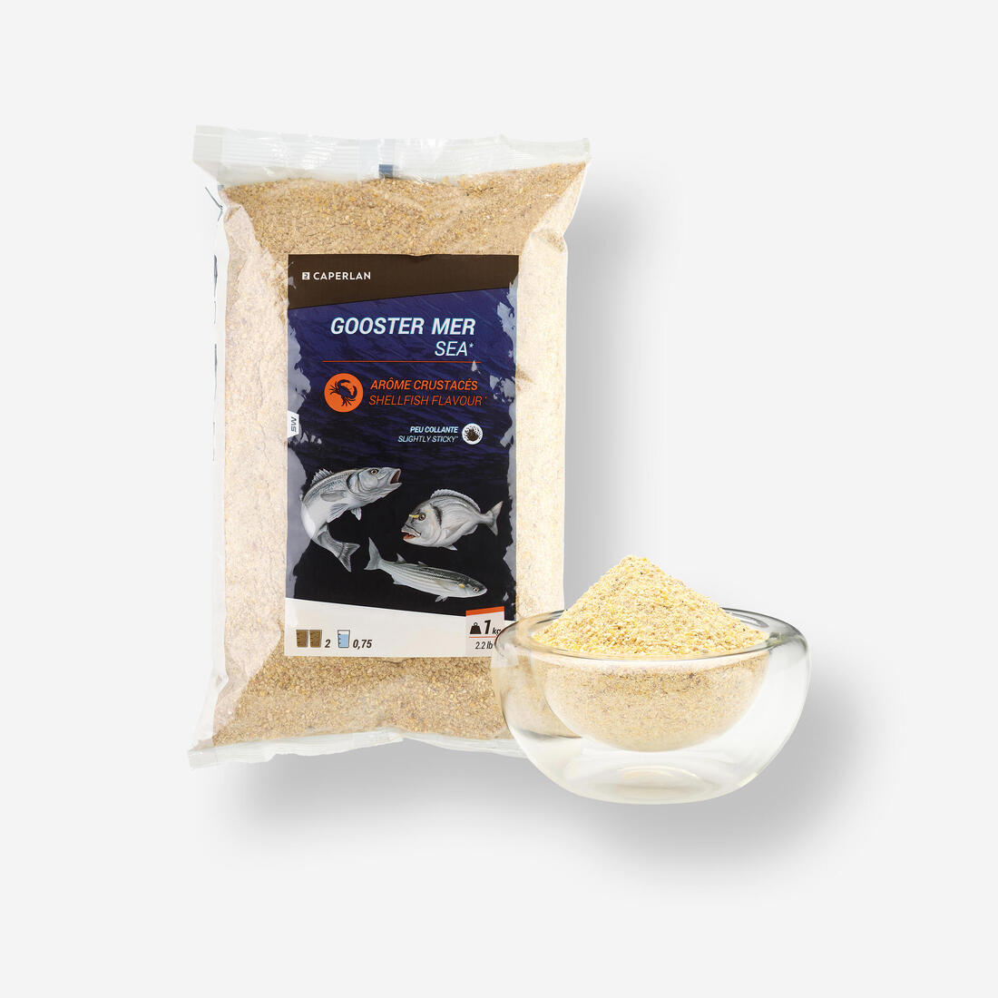 Amorce de pêche en mer gooster mer 1kg