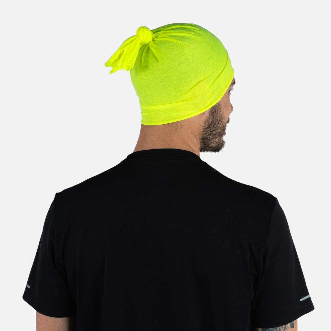 Tour de cou /Bandeau multifonctions running Made in Germany Homme Femme jaune fl