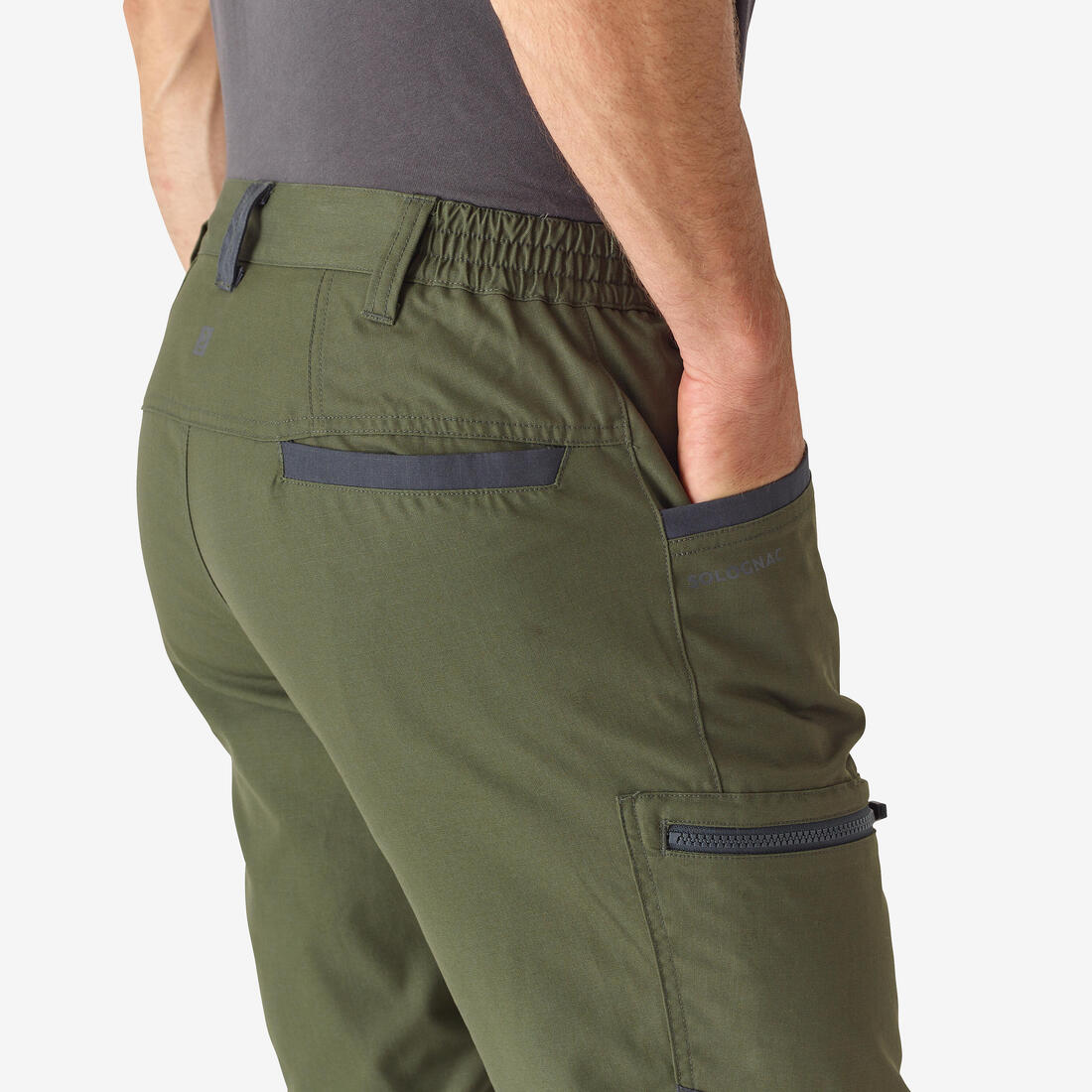 PANTALON CARGO STEPPE 540 VERT