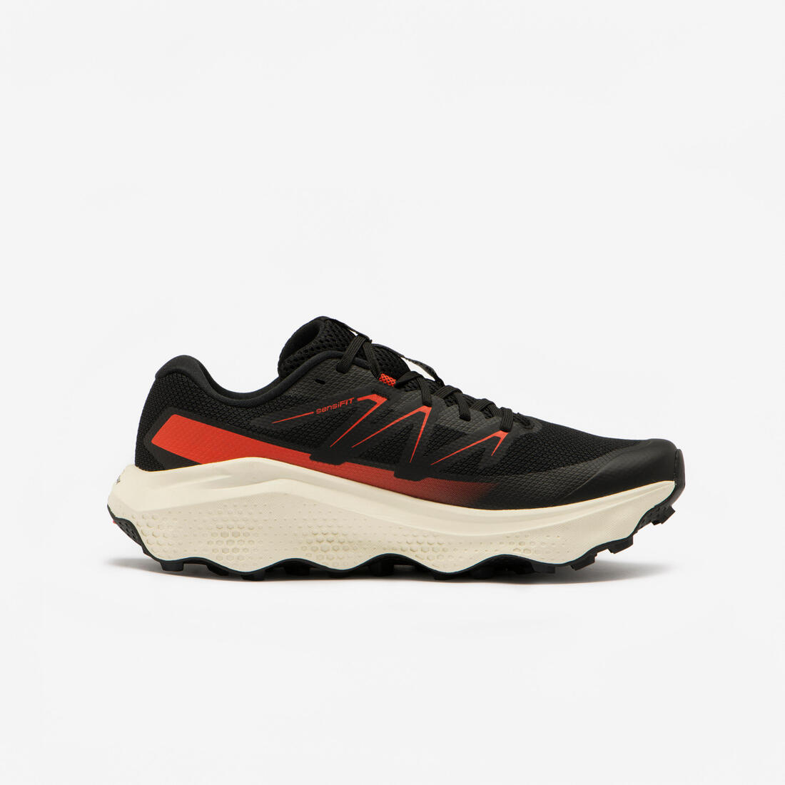 Chaussures de running trail homme, Salomon ultra flow 2, noir blanc et