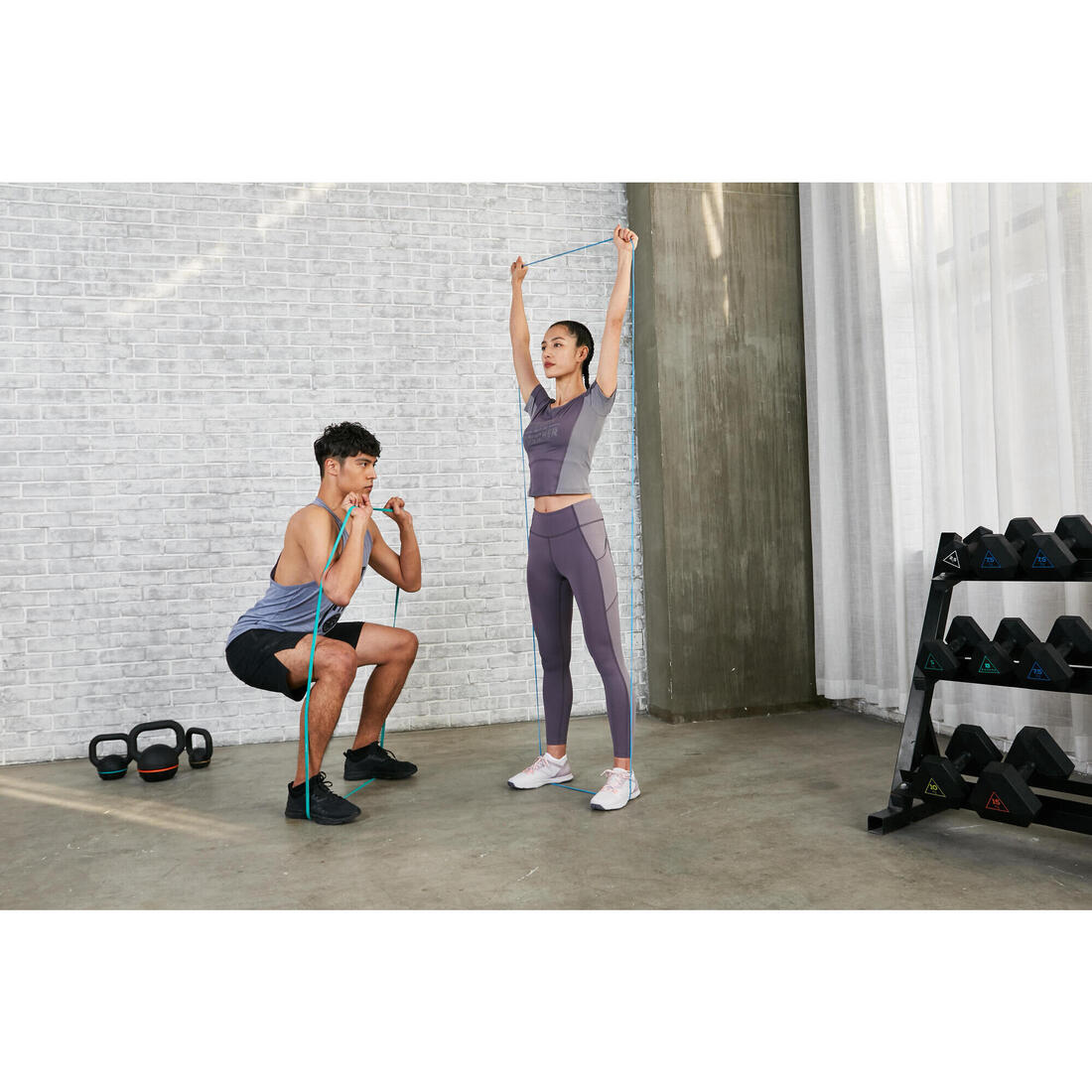Élastique de musculation - training band 5 kg bleu
