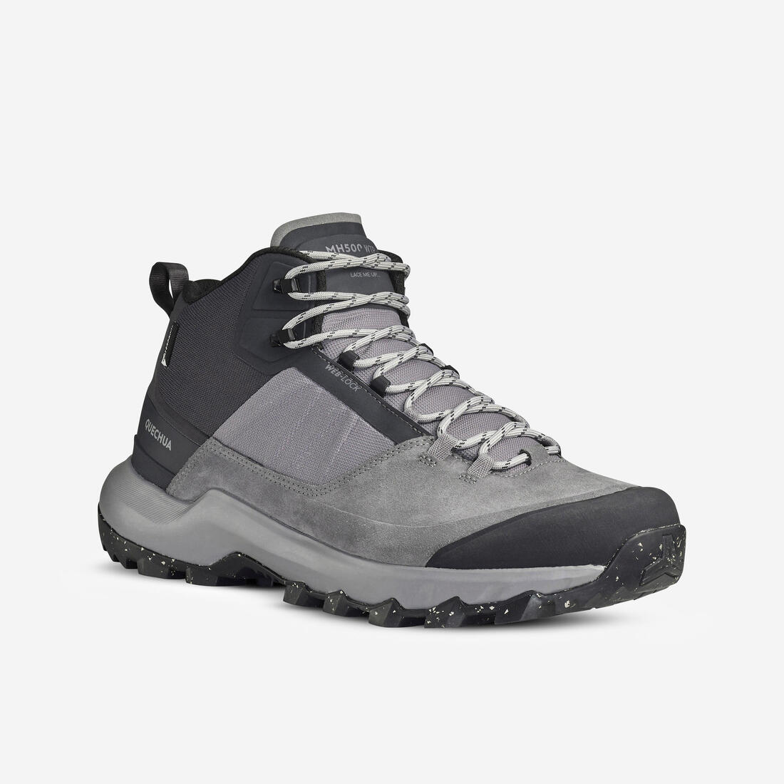 Chaussures imperméables de randonnée montagne - mh500 mid - homme