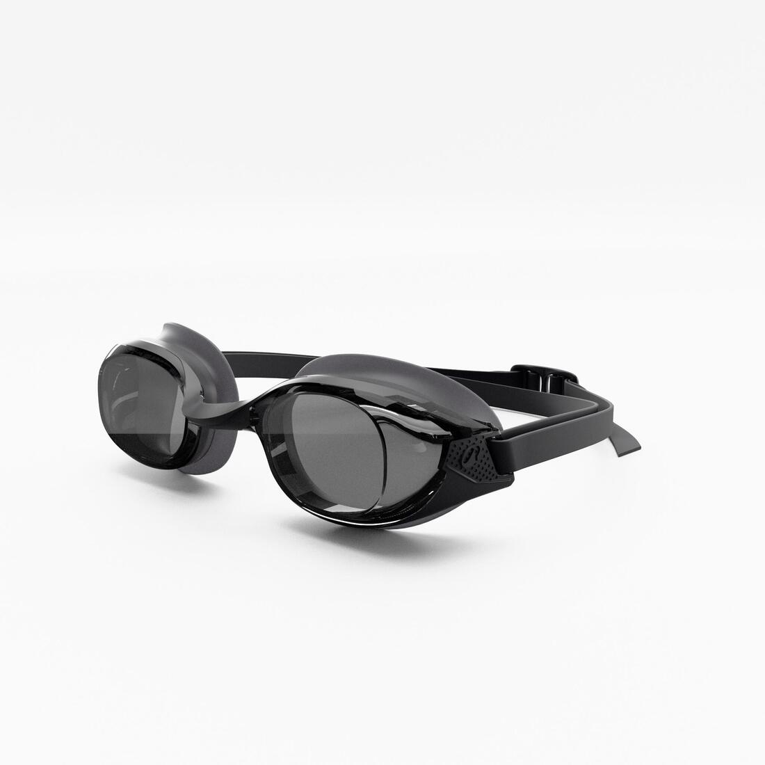 Lunettes de natation Taille Unique - Bfit blanc teintés bleus - Nouvel anti-buée