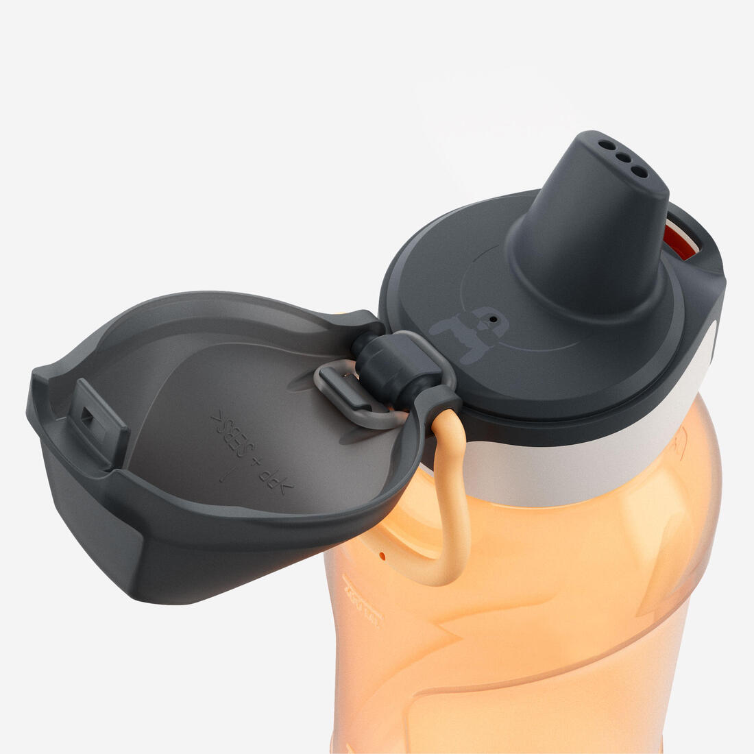 Gourde 500 enfant 0,5l Ecozen® avec bouchon instantané pour la randonnée