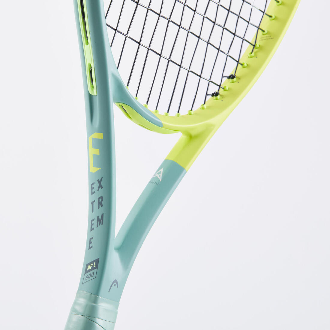 Raquette de tennis adulte - HEAD Auxetic Extreme MP Lite Gris Jaune 285g