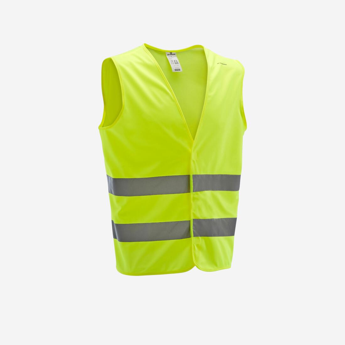 GILET DE SECURITE HAUTE VISIBILITE 500 ROSE FLUO ADULTE