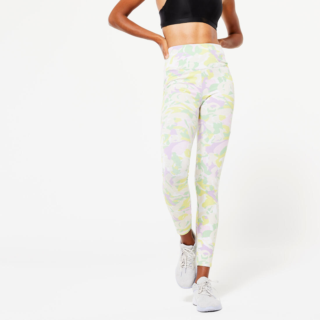 Legging Fitness Femme galbant - 520 Imprimé
