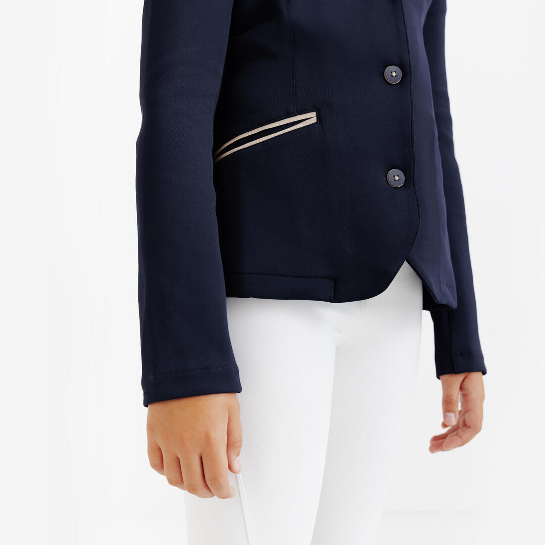 Veste de concours équitation Enfant - 500 marine