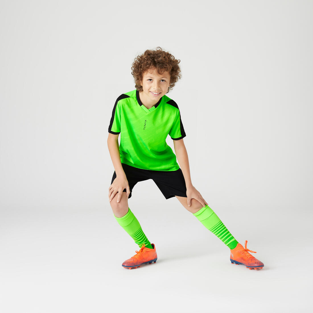 Chaussettes de football rayée enfant viralto club jr marine