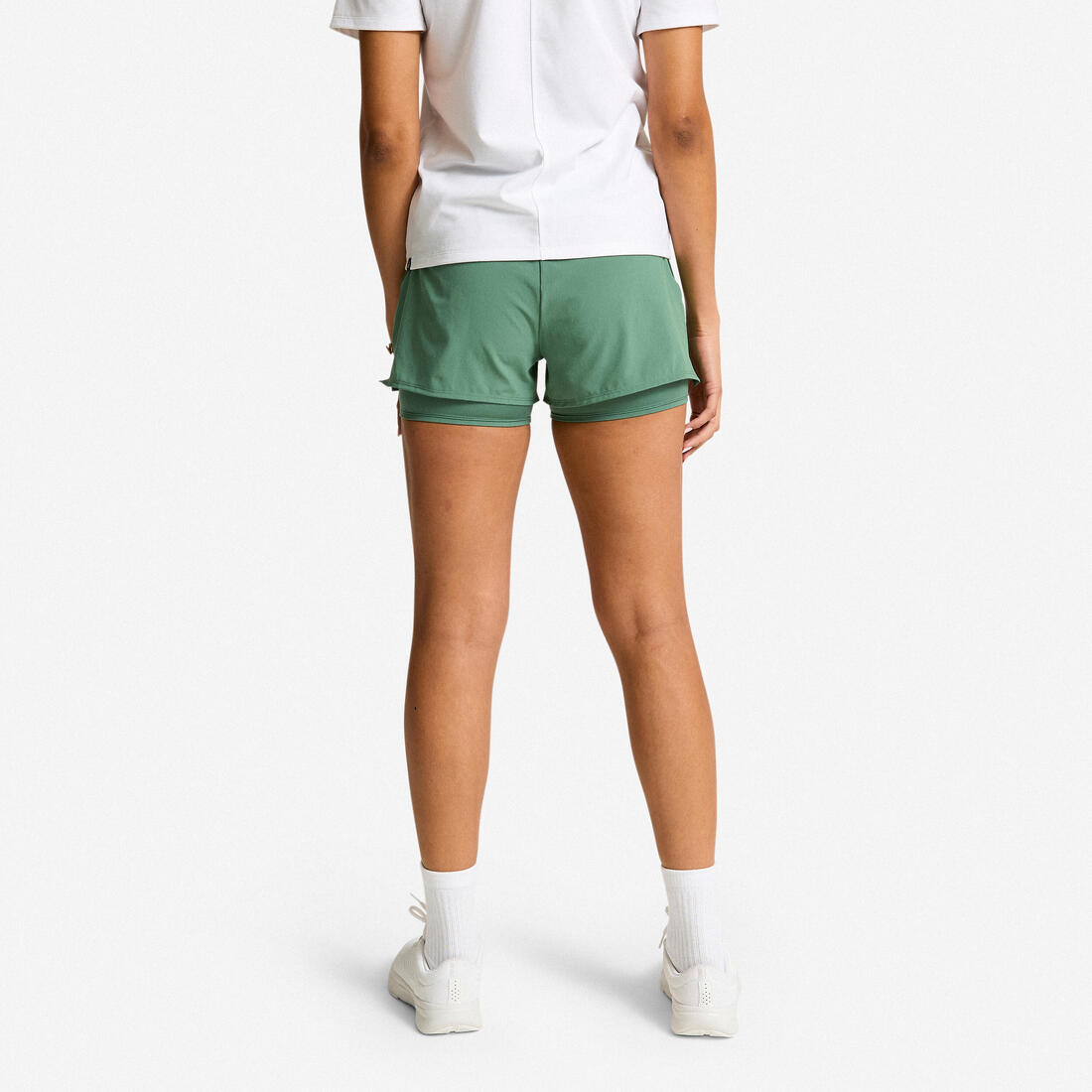 Short 2 en 1 fitness femme