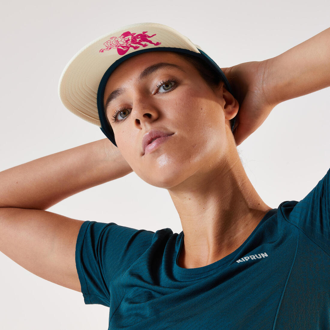 T-shirt de running Femme, Kiprun Run 500 Confort