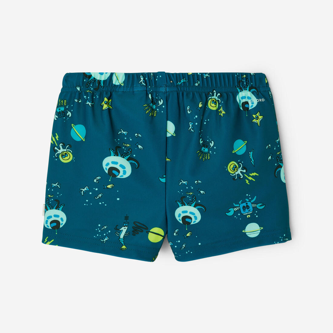 Boxer-couche de bain lavable bleu imprimé