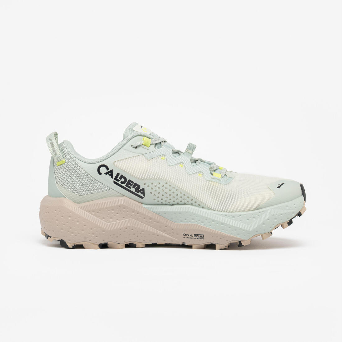 Chaussures de running trail femme, Brooks caldera 8, blanc et bleu