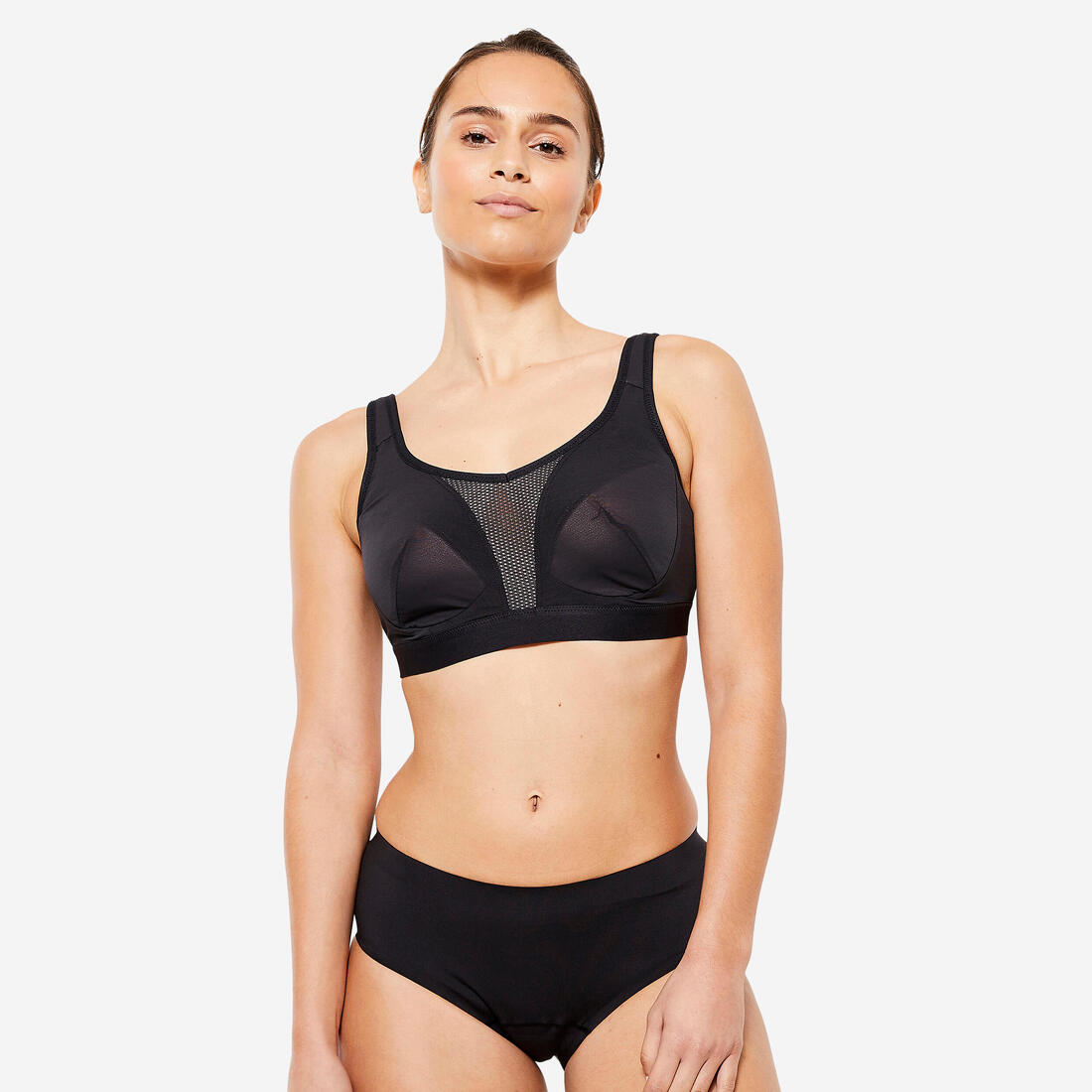 Brassière bretelles croisables maintien fort femme