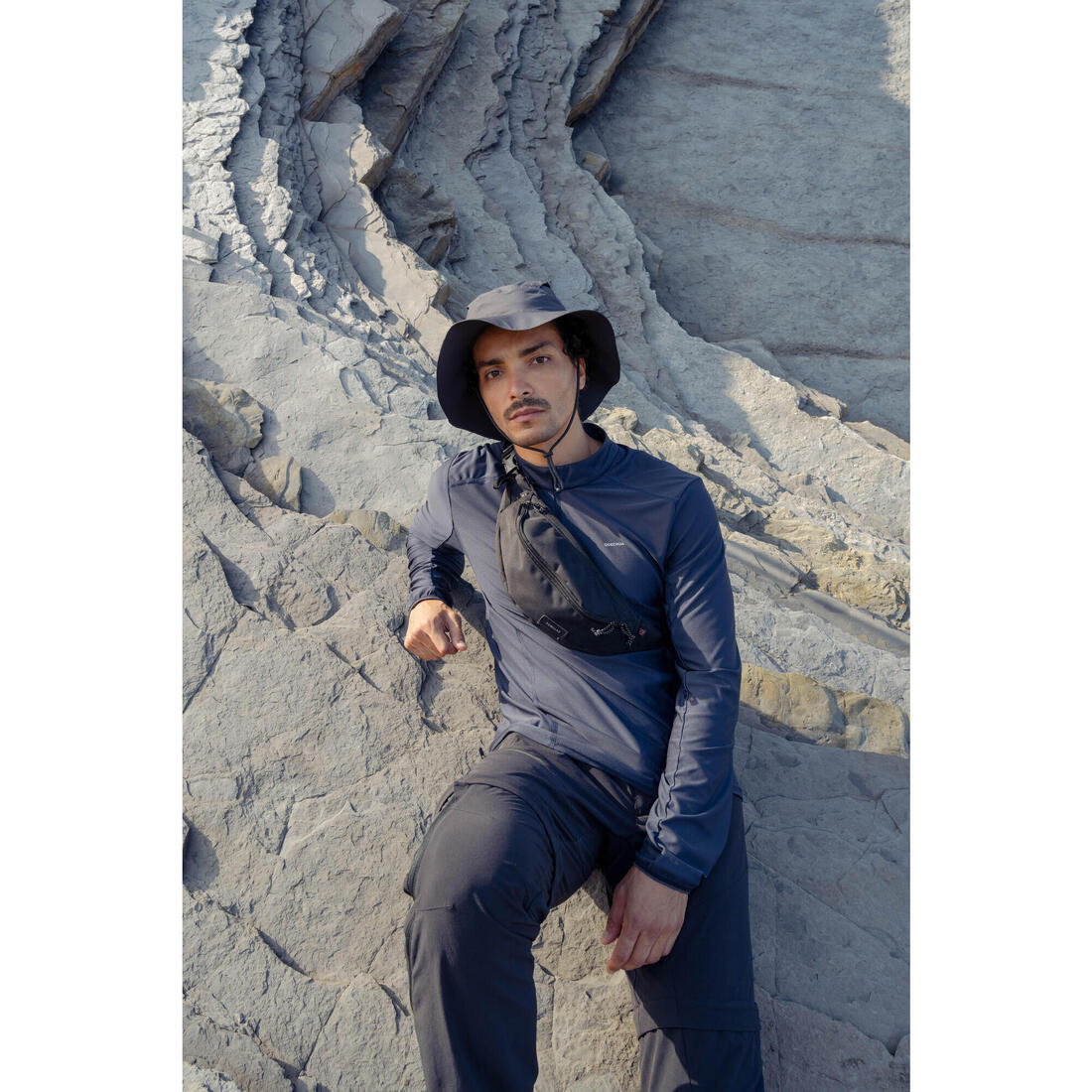 T-Shirt Manches longues de randonnée montagne homme - MH500