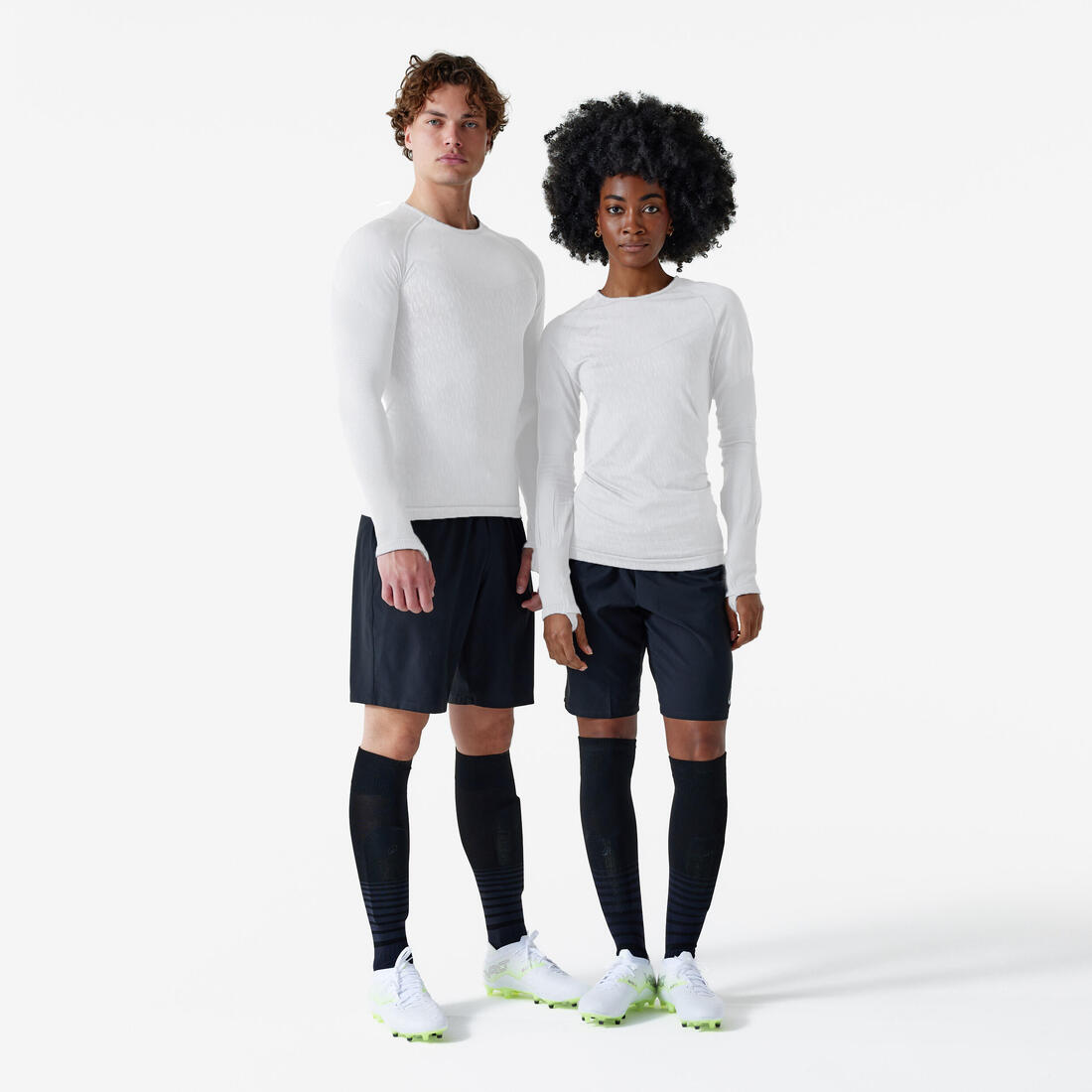 Sous-maillot de foot thermique sans-couture manches longues, Keepdry