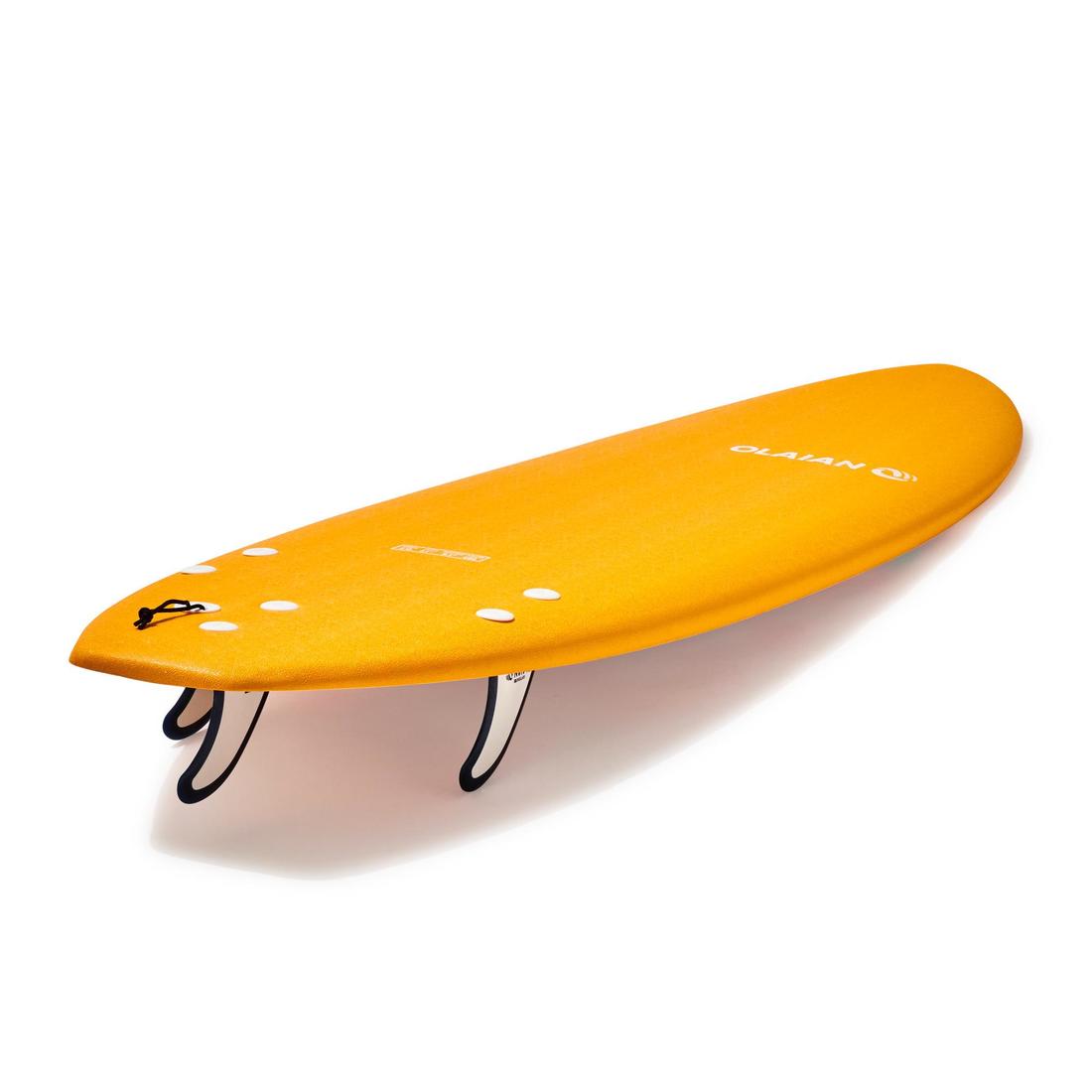 Planche de surf mousse 6' - 500 jaune