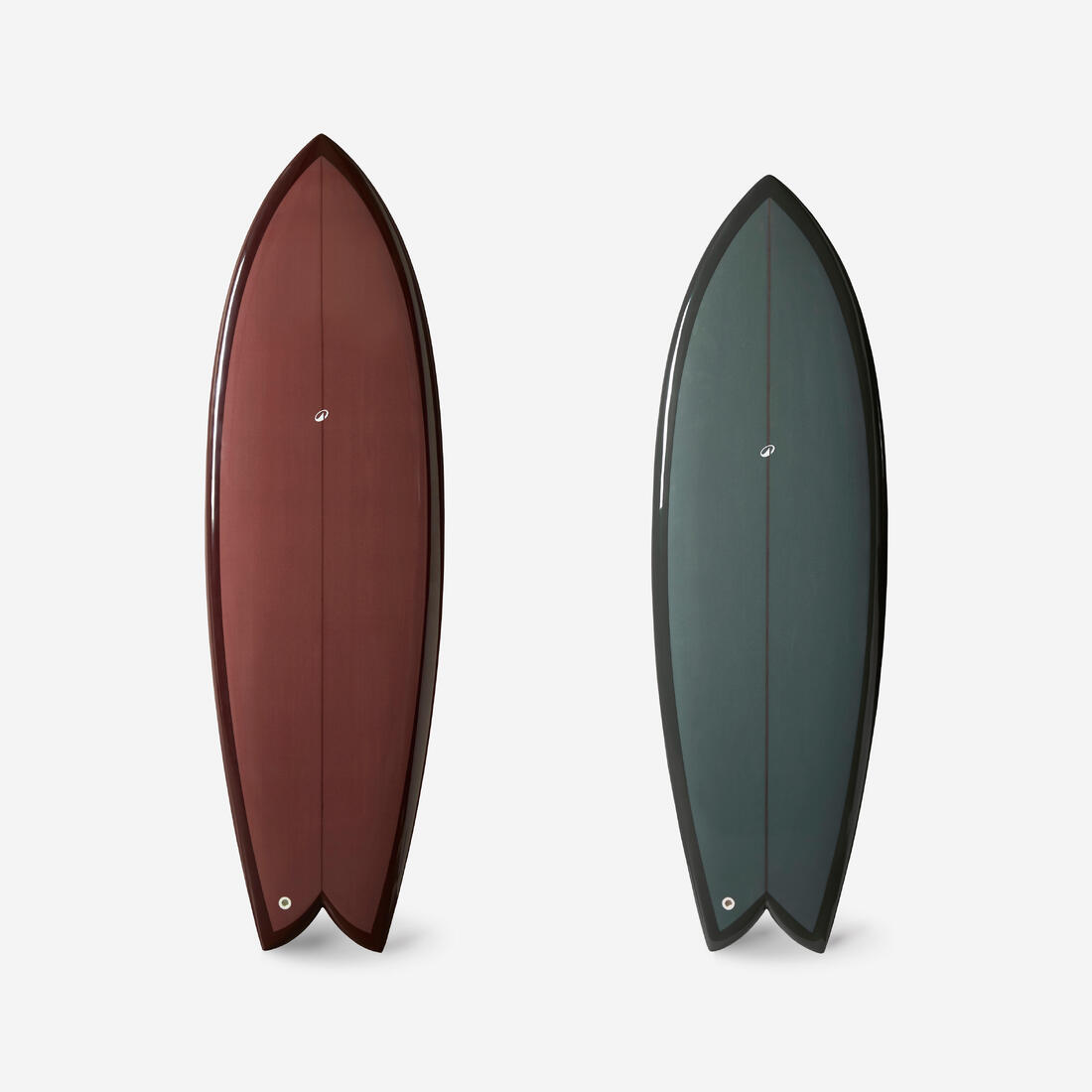 Planche de surf fish 6'1 avec boitiers Futures sans ailerons
