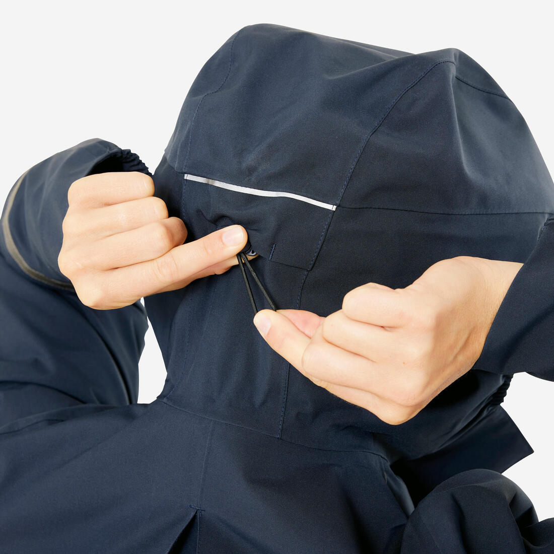 Trench femme imperméable avec capuche - vélo ville
