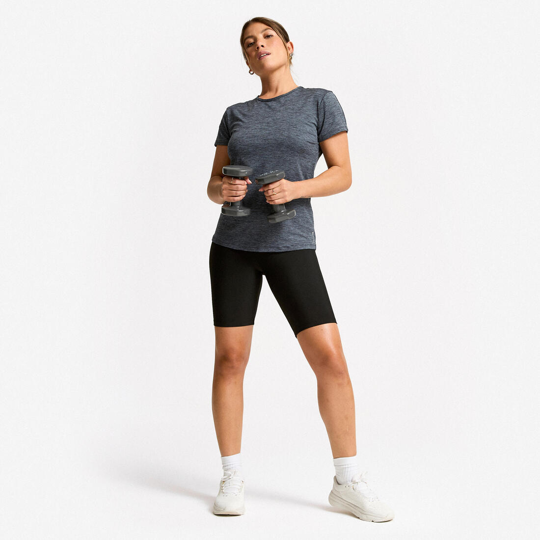 T-shirt manches courtes fitness cardio femme