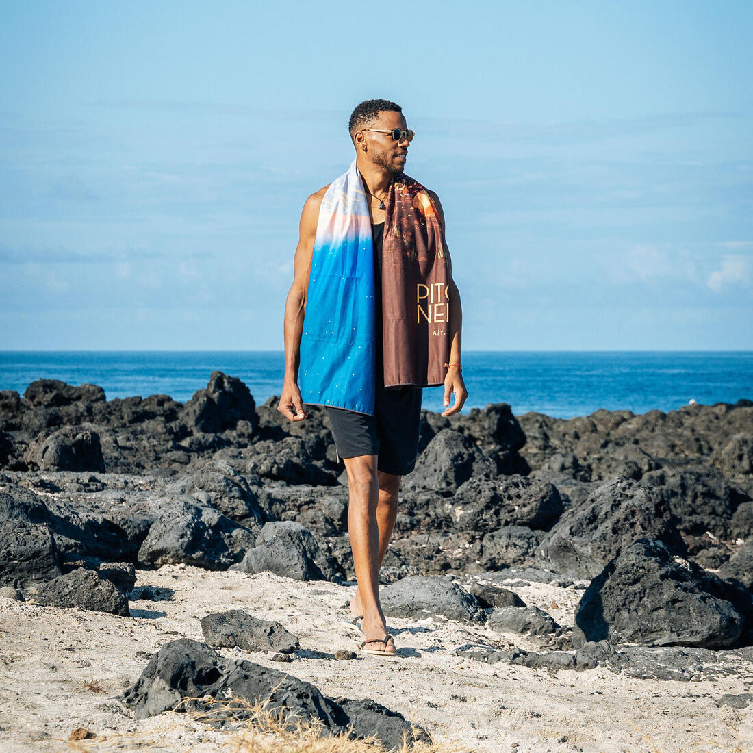 D’Une Ile, cette serviette PITON vous rappellera sans nul doute des souvenirs si