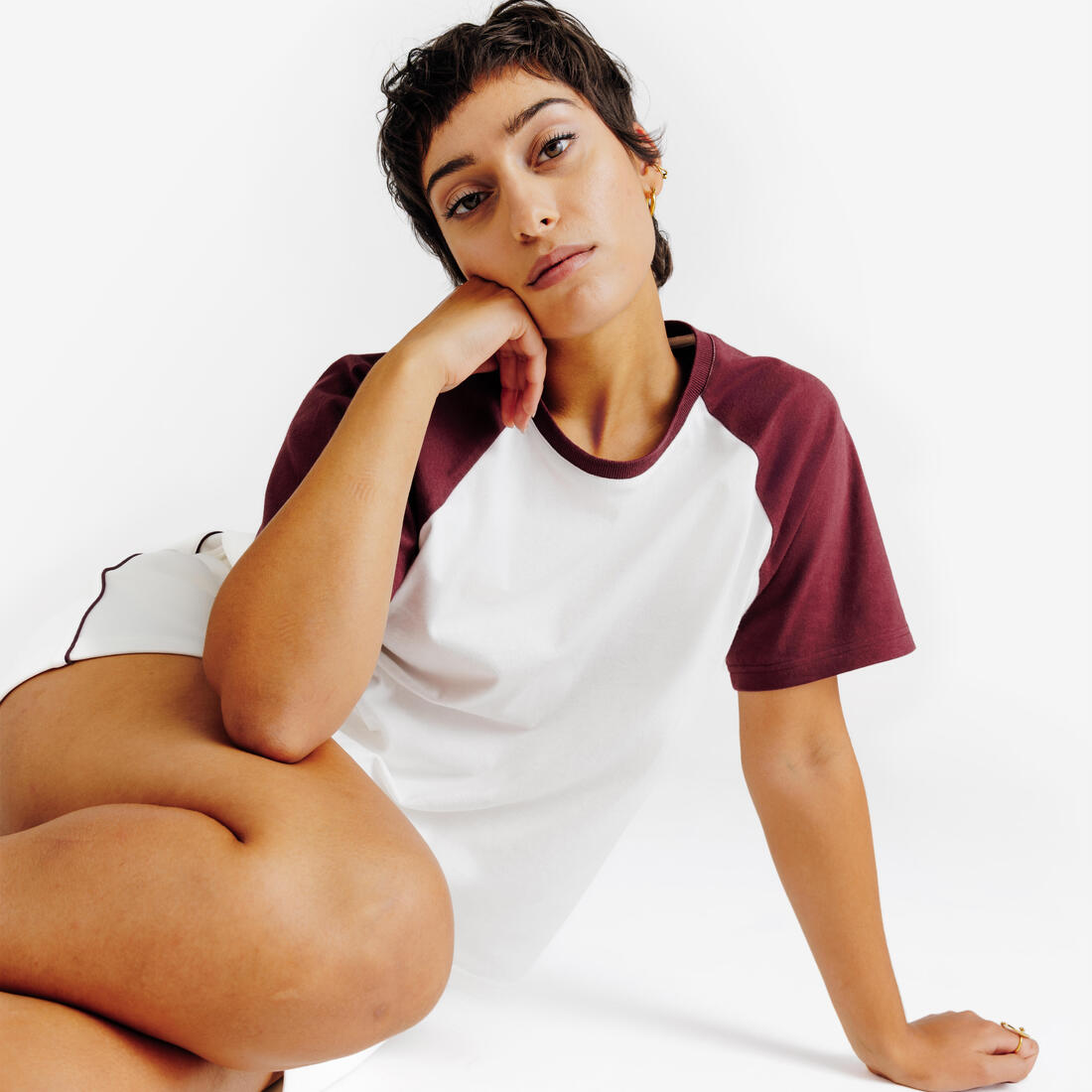 Tee-shirt femme, Heritage, blanc et