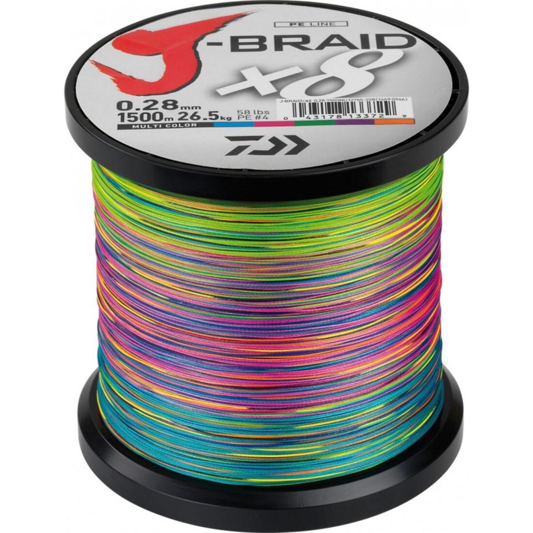 TRESSE J BRAID 8B 1500M 28/100 DAIWA
