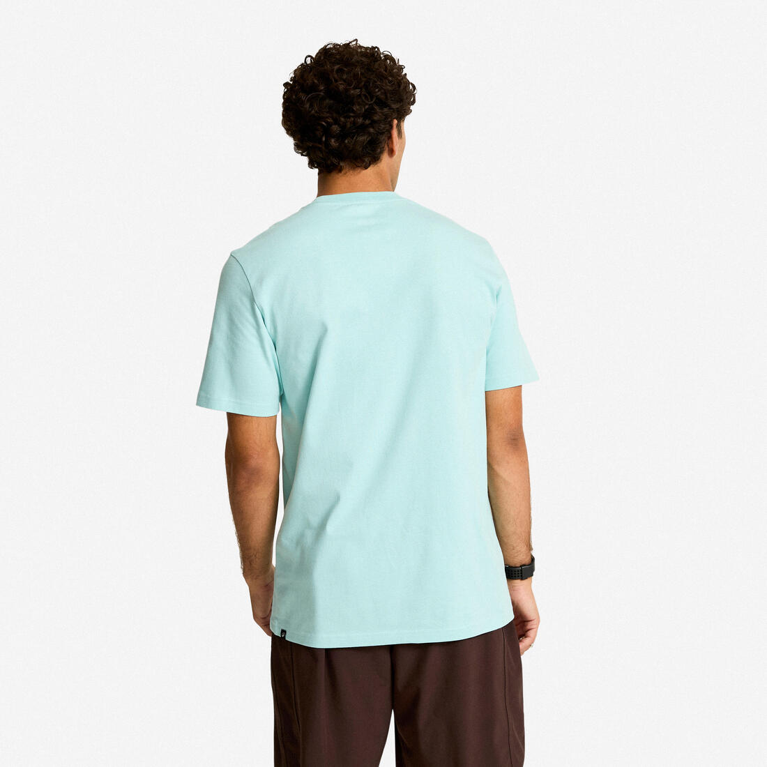 T-shirt fitness homme col rond manches courtes