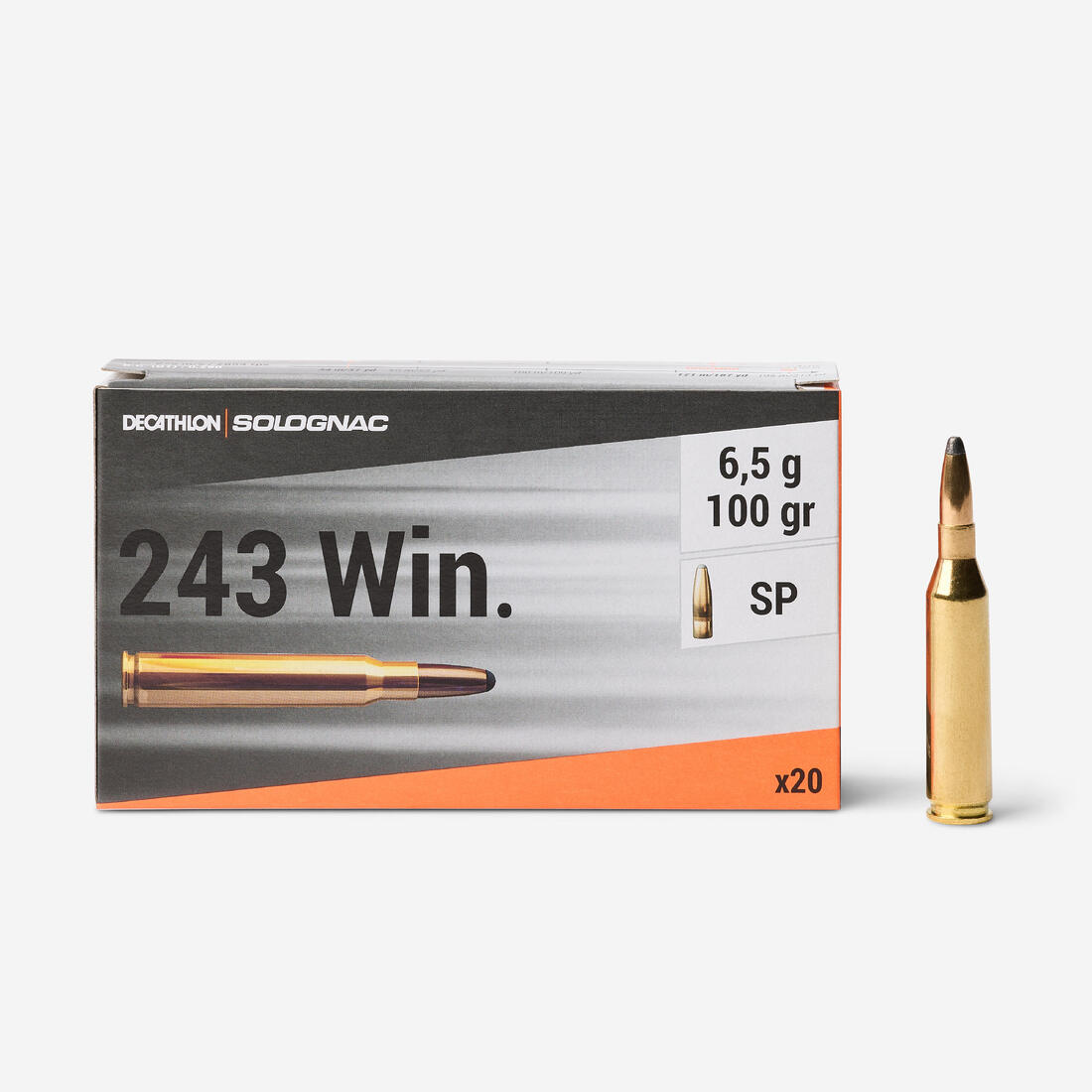 Balle 222 REMINGTON 3,24G/50GRS X50