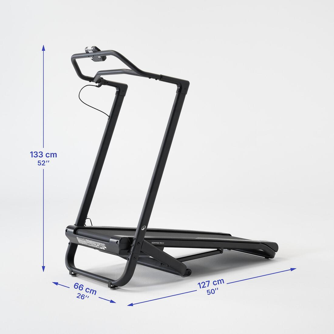 Tapis de marche pliable, TS100, garanti par Decathlon