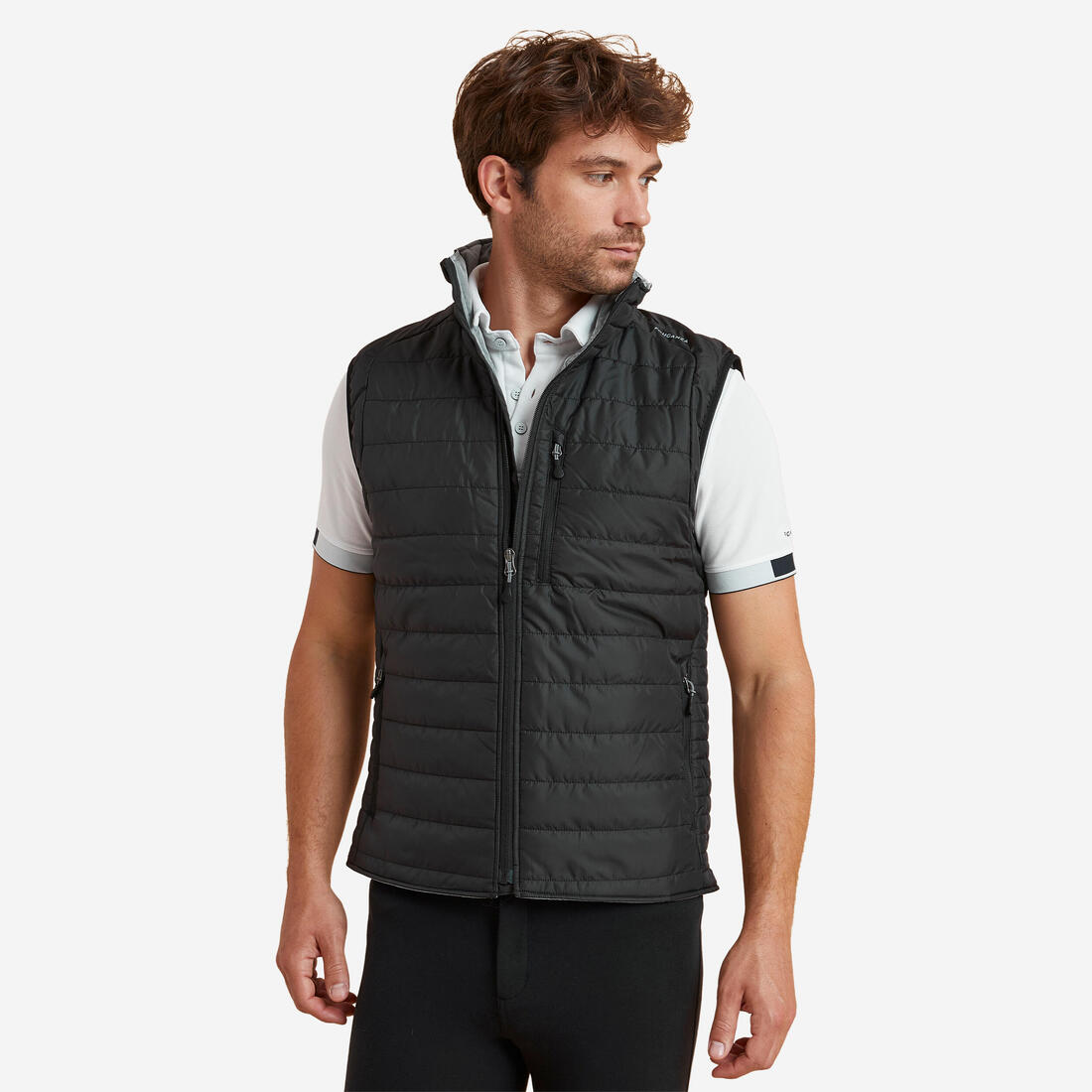 Doudoune sans manche équitation homme 100