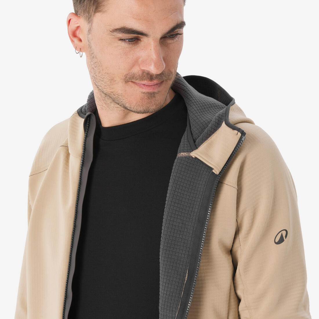 Polaire de randonnée montagne homme, MH500 full zip