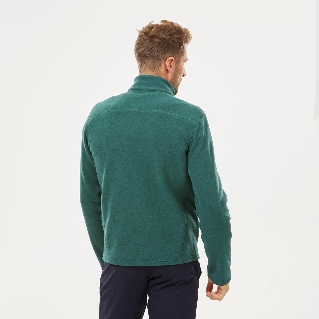 Polaire de randonnée montagne homme, MH100 full zip