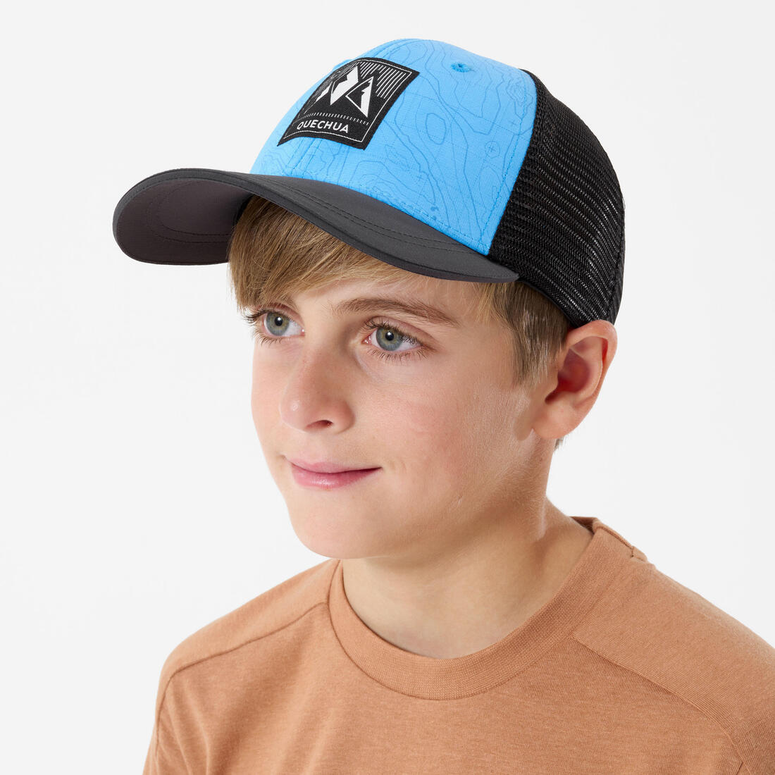 Casquette de randonnée 7-15 ans enfant, MH500 Trucker