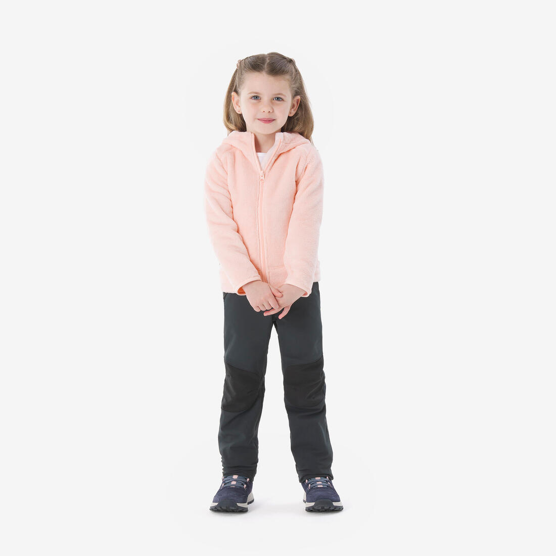 Veste polaire chaude de randonnée enfant 2-6 ans, NH500 zip