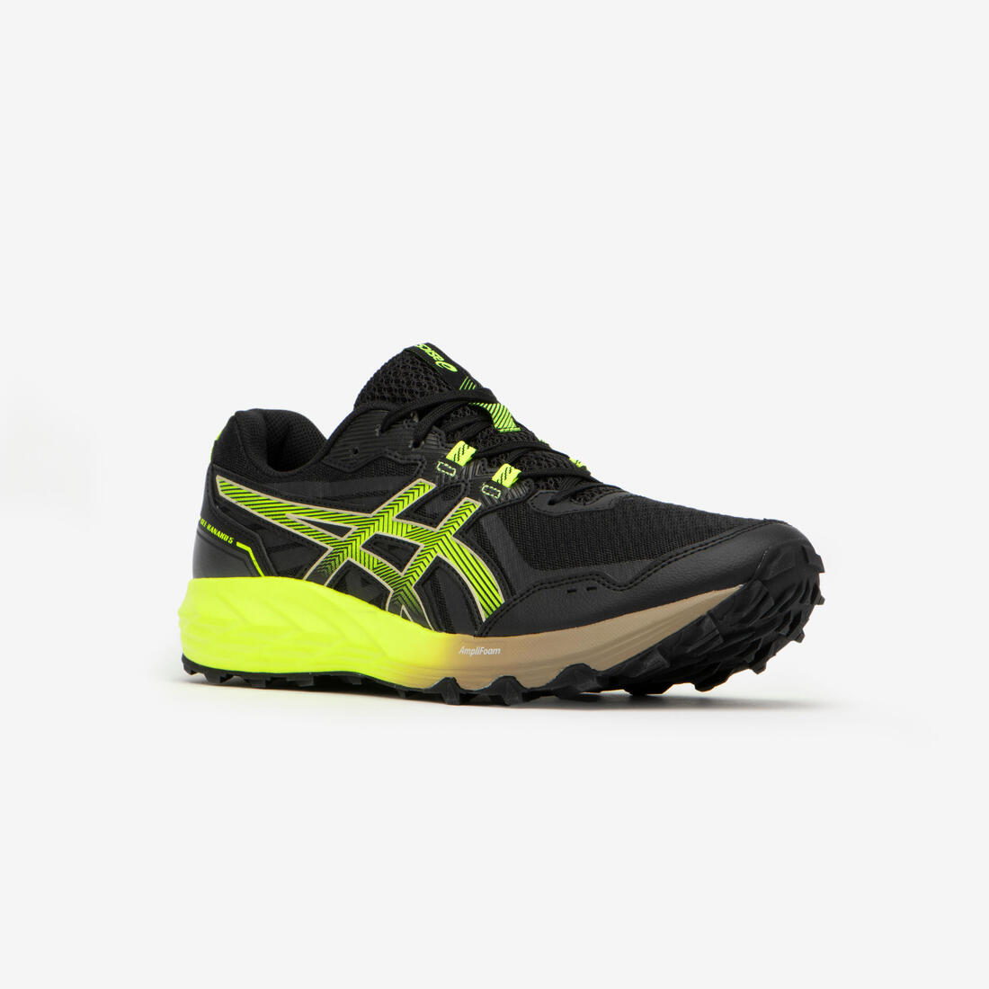 CHAUSSURES DE TRAIL RUNNING HOMME ASICS - GEL-KANAKU 5 NOIR JAUNE