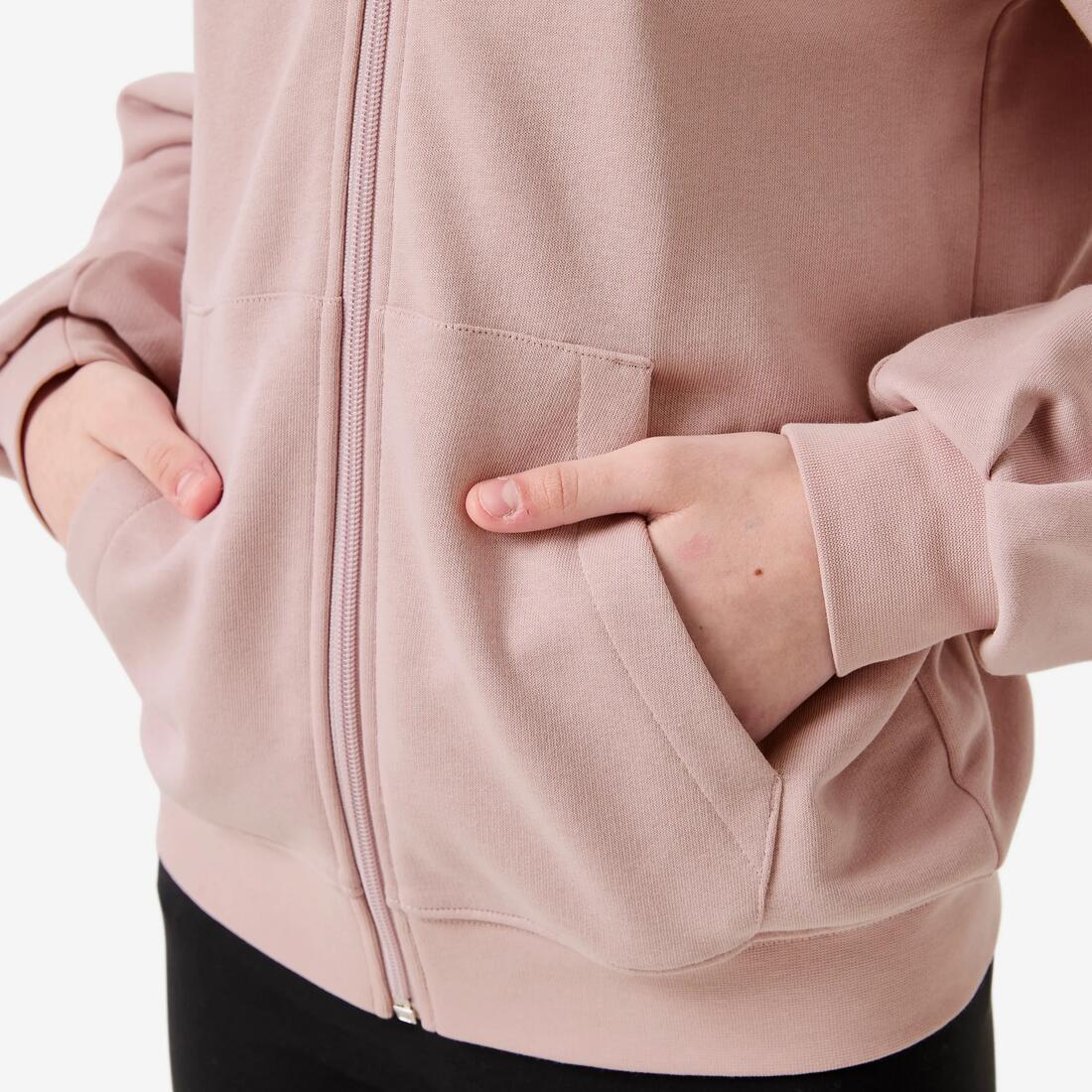 Ensemble de survêtement en coton enfant, mauve et noir
