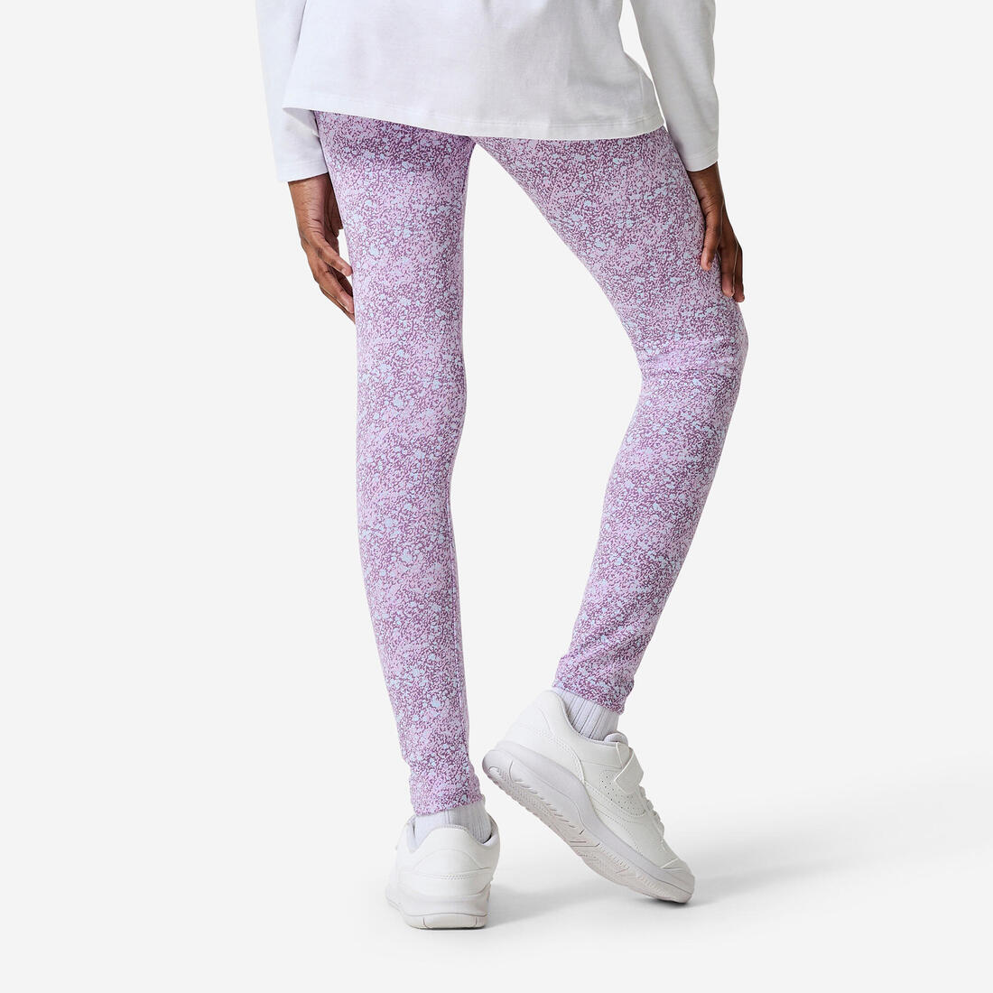 Legging imprimé coton fille