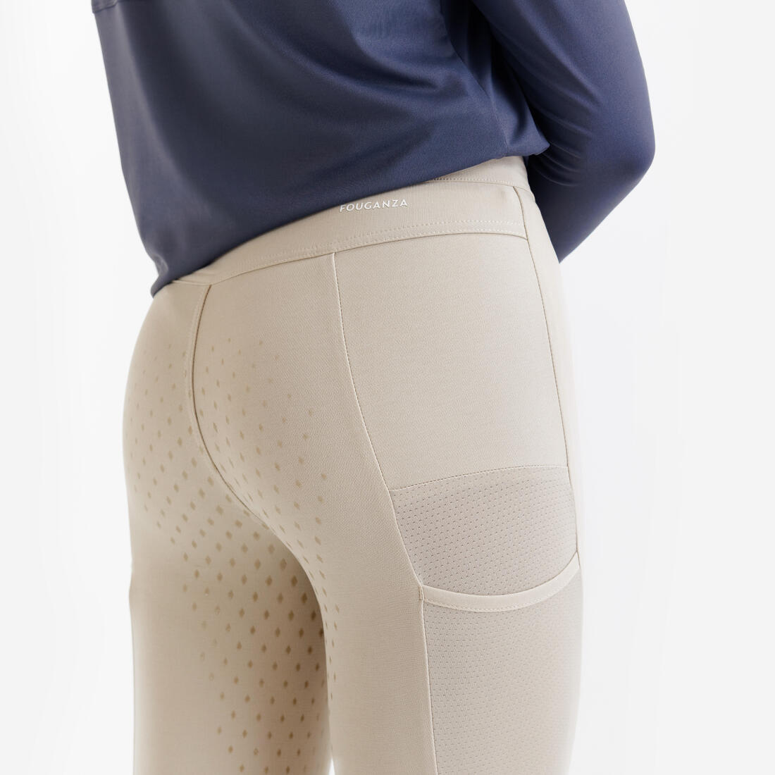 Pantalon équitation  full grip léger Enfant - 500 mesh