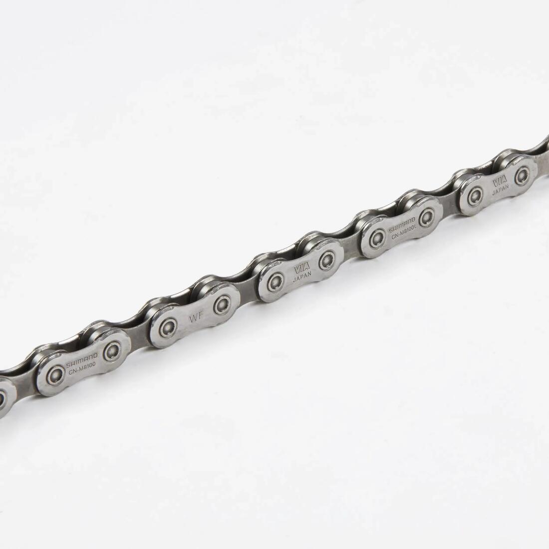 Chaîne shimano - Deore XT CN-M8100 - 12 Vitesses - 126 maillon - avec Quick Link