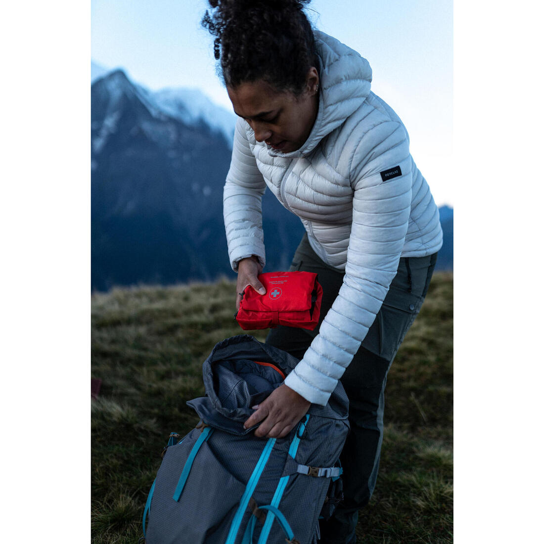 Sac à dos de trekking femme 55+10 l - mt500 air