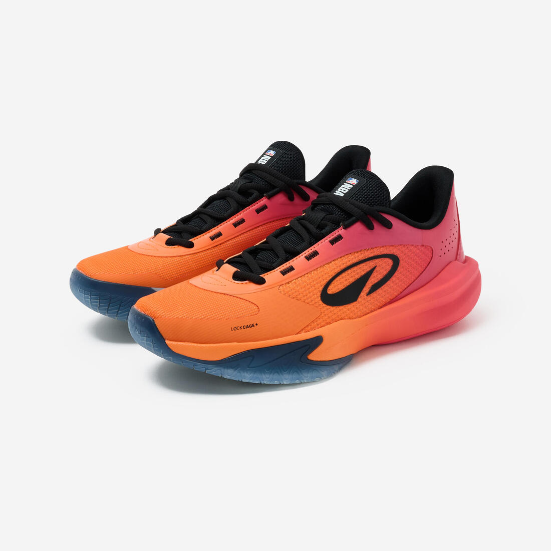 Chaussures de basket basses adhérentes homme femme, Fast 500