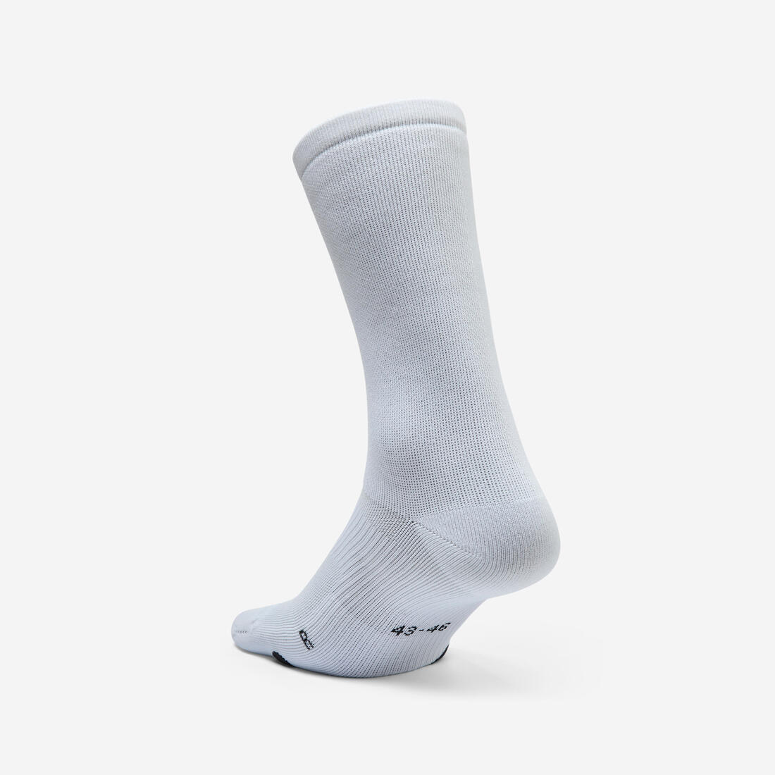 Chaussettes de fitness mi-mollet x5, noir imprimé