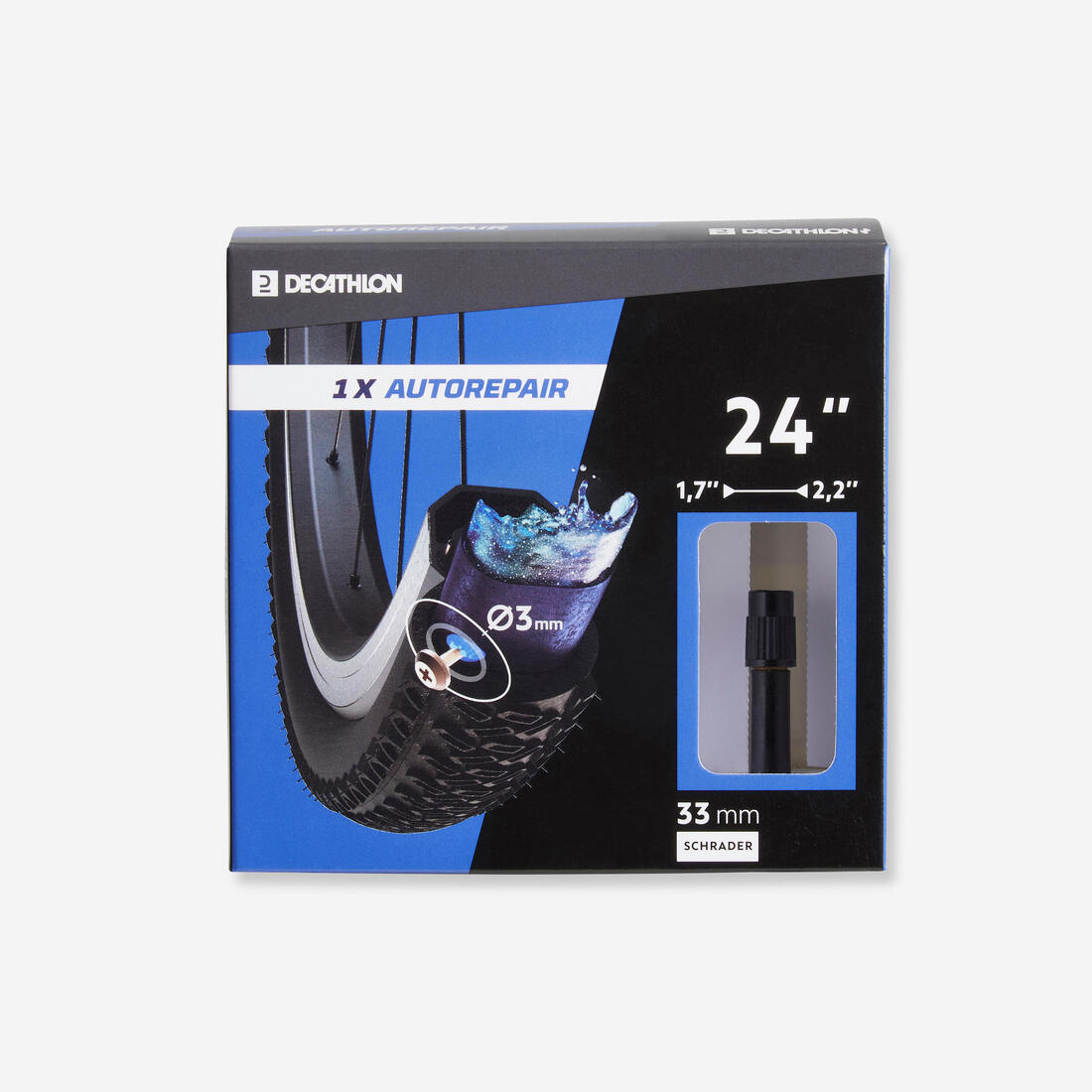 Chambre a air 24x1,7/2,2 schrader auto reparante