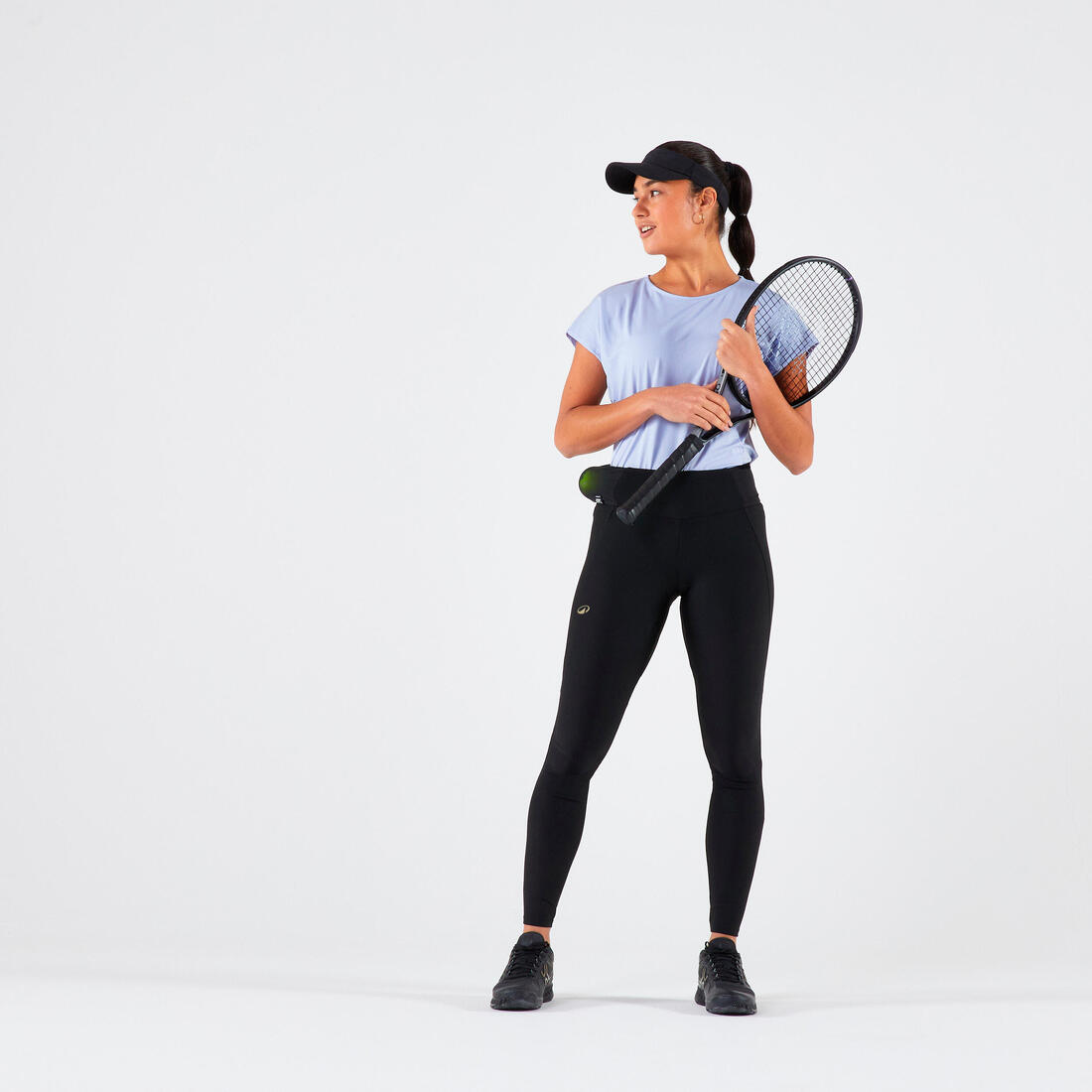 Legging de tennis Femme - LEGGING Dry HIP BALL noir