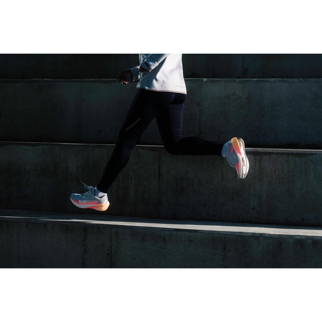 Legging chaud de running Femme, KIPRUN Run 500 Warm