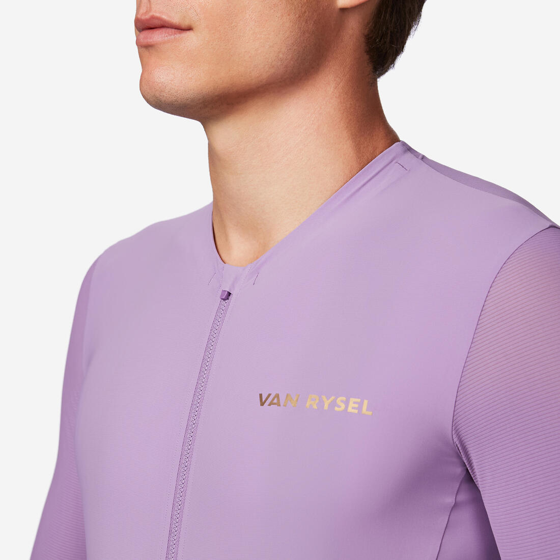 Maillot manches courtes de vélo route longue distance unisexe, EDR ULTRA