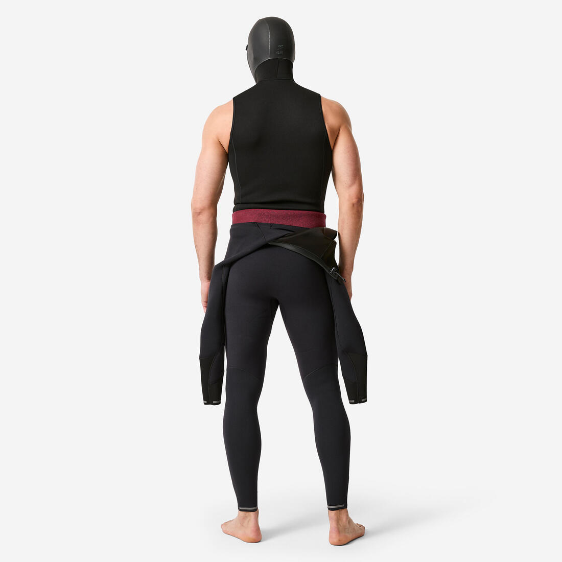 Top néoprène 1 mm avec cagoule surf 2 mm intégrée