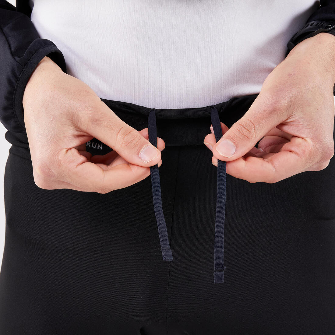 Collant chaud de running Homme - KIPRUN Run 100 Warm Noir